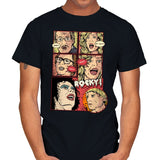 Janet, Dr. Scott, Janet, Brad, Rocky! - Mens T-Shirts RIPT Apparel Small / Black