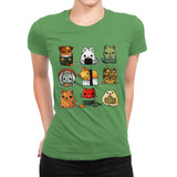 Japan Food Kittens - Womens Premium T-Shirts RIPT Apparel Small / Kelly