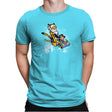 Jasmine and Rajah Exclusive - Mens Premium T-Shirts RIPT Apparel Small / Tahiti Blue