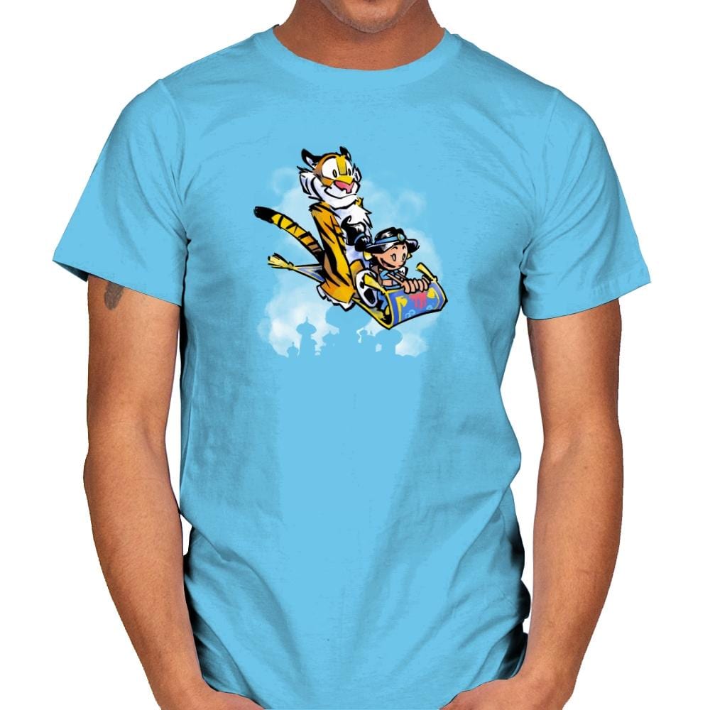 Jasmine and Rajah Exclusive - Mens T-Shirts RIPT Apparel Small / Sky