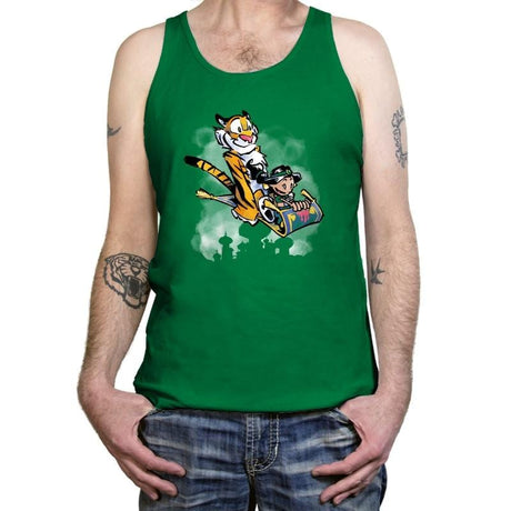 Jasmine and Rajah Exclusive - Tanktop Tanktop RIPT Apparel X-Small / Kelly