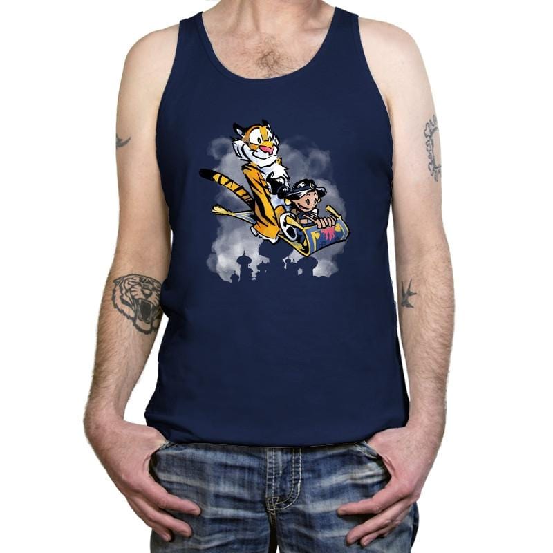 Jasmine and Rajah Exclusive - Tanktop Tanktop RIPT Apparel X-Small / Navy