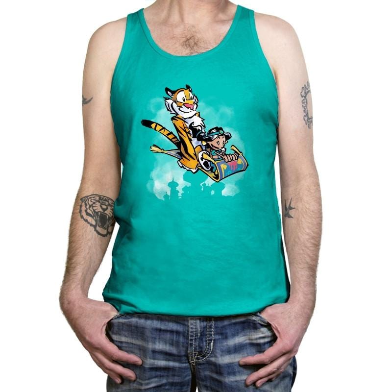 Jasmine and Rajah Exclusive - Tanktop Tanktop RIPT Apparel X-Small / Teal