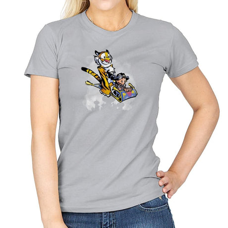 Jasmine and Rajah Exclusive - Womens T-Shirts RIPT Apparel Small / Sport Grey