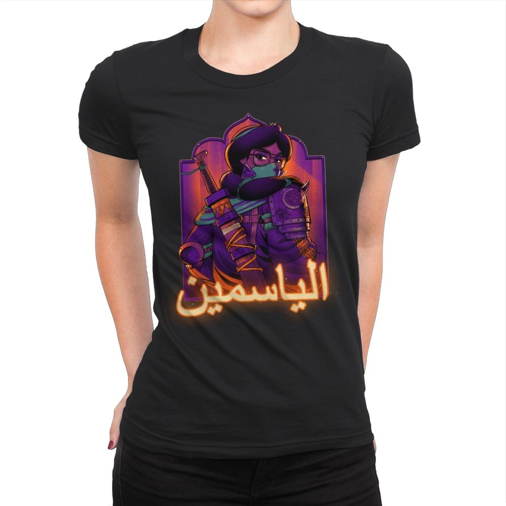 Jasmine Lights - Womens Premium T-Shirts RIPT Apparel Small / Black