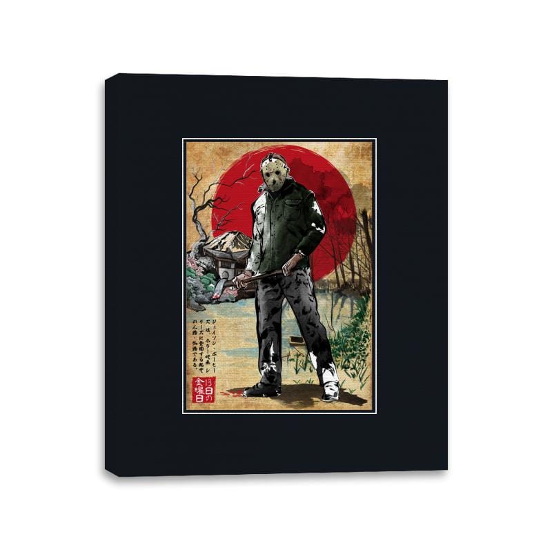 Jason in Japan - Canvas Wraps Canvas Wraps RIPT Apparel 11x14 / Black