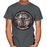 Jason Social Distance Champion - Mens T-Shirts RIPT Apparel Small / Charcoal