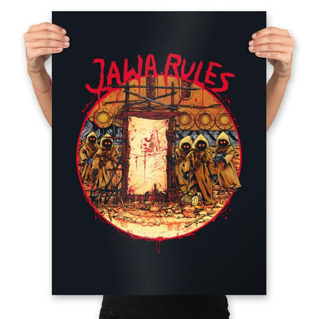 Jawa Sabbath - Prints Posters RIPT Apparel 18x24 / Black