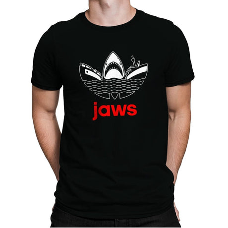 Jaws Brand - Mens Premium T-Shirts RIPT Apparel Small / Black