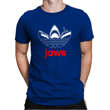 Jaws Brand - Mens Premium T-Shirts RIPT Apparel Small / Royal