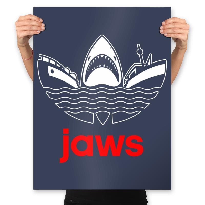 Jaws Brand - Prints Posters RIPT Apparel 18x24 / Navy