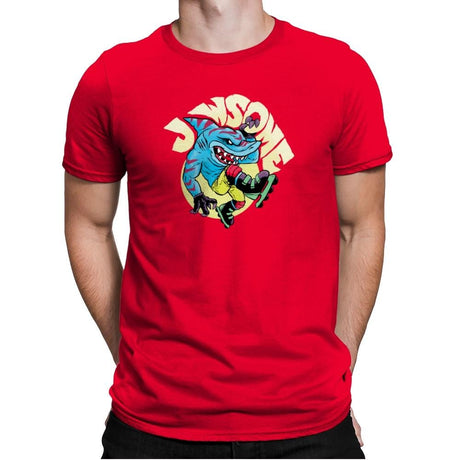 JAWSOME! Exclusive - Mens Premium T-Shirts RIPT Apparel Small / Red