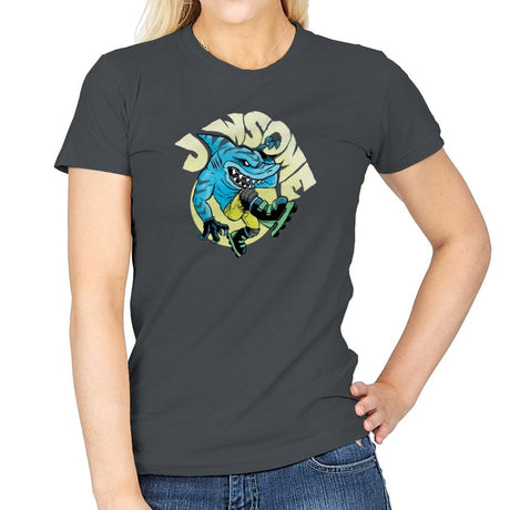 JAWSOME! Exclusive - Womens T-Shirts RIPT Apparel Small / Charcoal