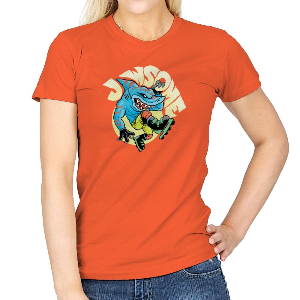 JAWSOME! Exclusive - Womens T-Shirts RIPT Apparel Small / Orange