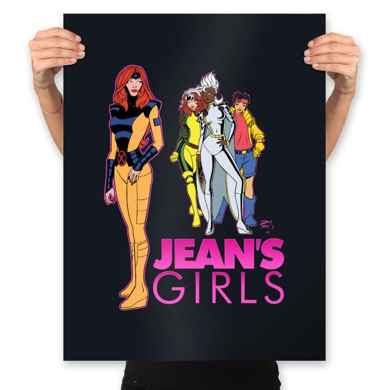 Jeans Girls - Prints Posters RIPT Apparel 18x24 / Black