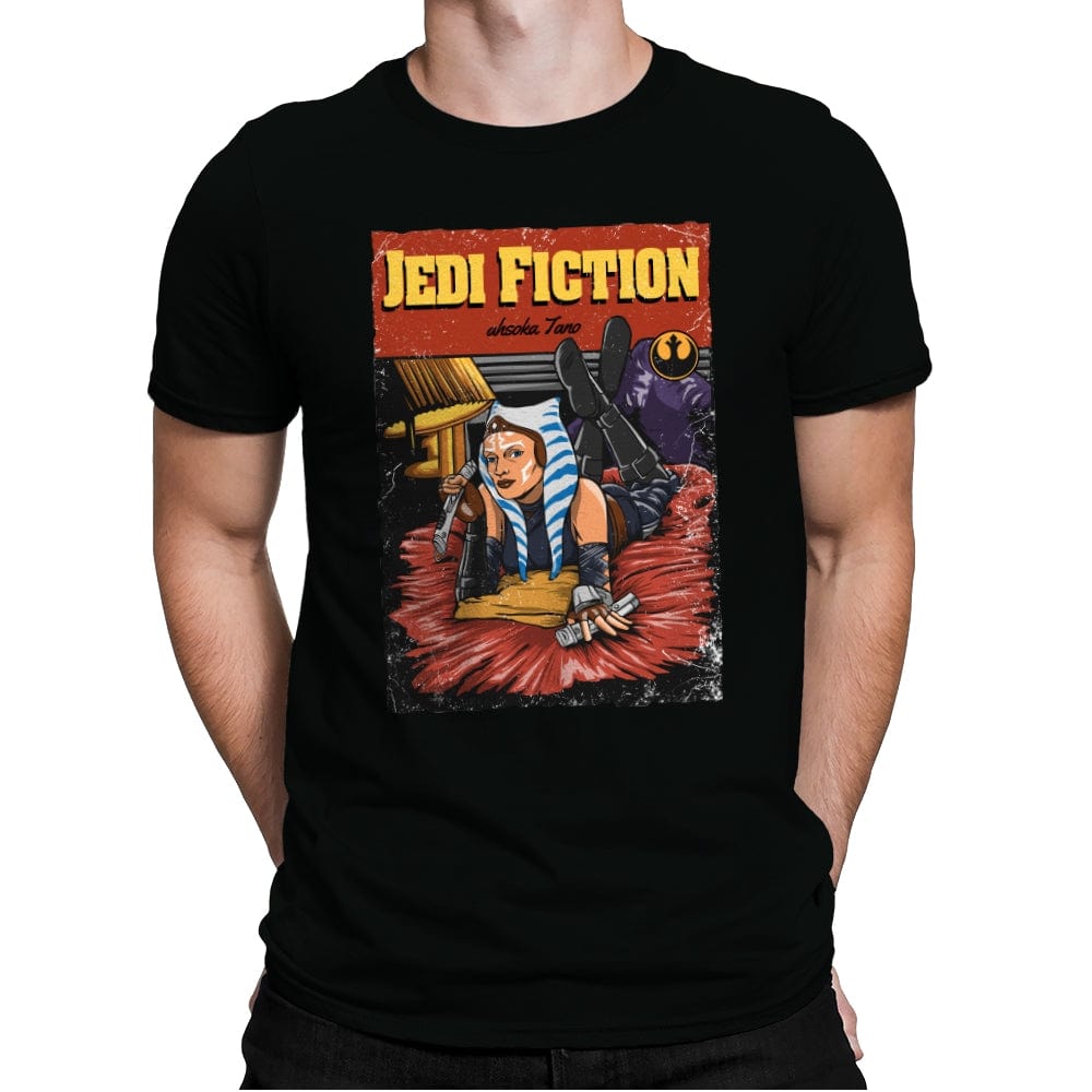 Jedi Fiction - Mens Premium T-Shirts RIPT Apparel Small / Black
