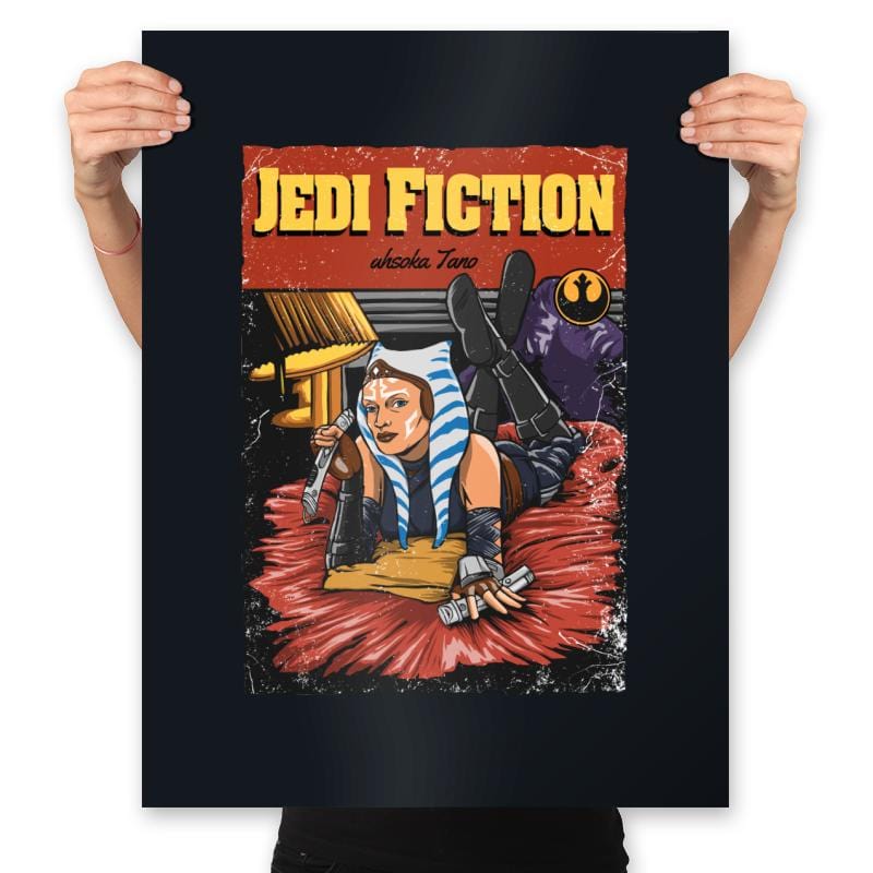 Jedi Fiction - Prints Posters RIPT Apparel 18x24 / Black