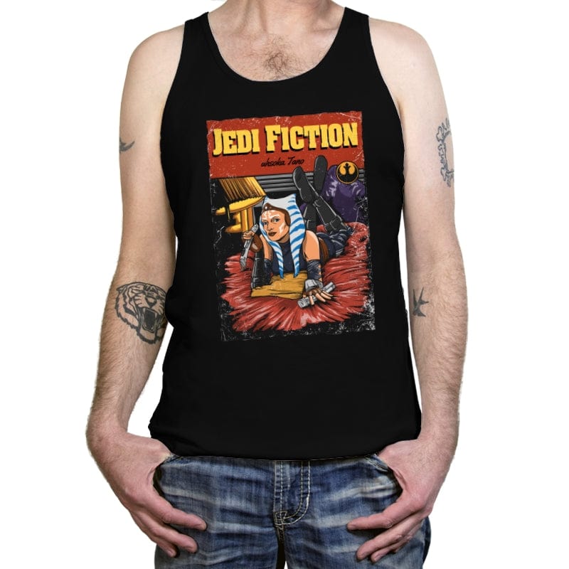 Jedi Fiction - Tanktop Tanktop RIPT Apparel X-Small / Black