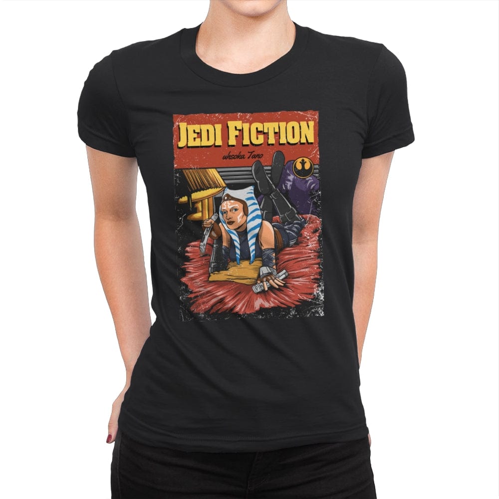 Jedi Fiction - Womens Premium T-Shirts RIPT Apparel Small / Black