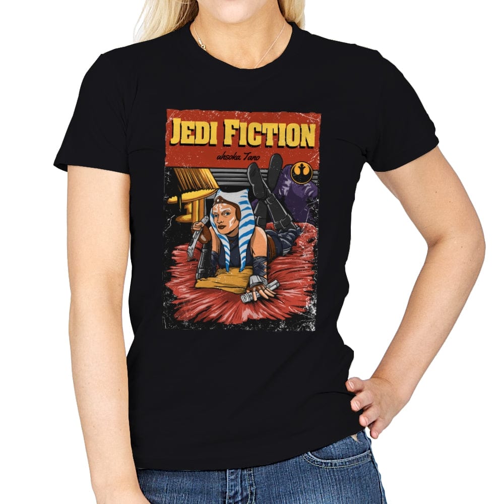 Jedi Fiction - Womens T-Shirts RIPT Apparel Small / Black