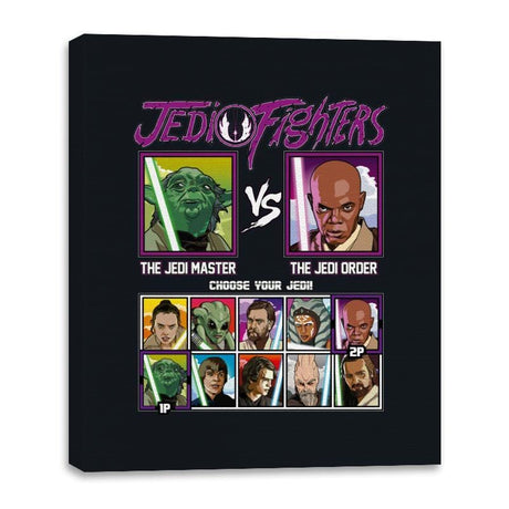 Jedi Fighters - Canvas Wraps Canvas Wraps RIPT Apparel 16x20 / Black