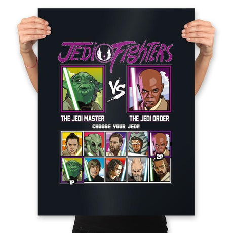 Jedi Fighters - Prints Posters RIPT Apparel 18x24 / Black
