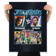 Jedi Fighters - Retro Fighter Series - Prints Posters RIPT Apparel 18x24 / Black