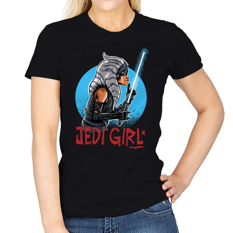 Jedi Girl - Womens T-Shirts RIPT Apparel Small / Black