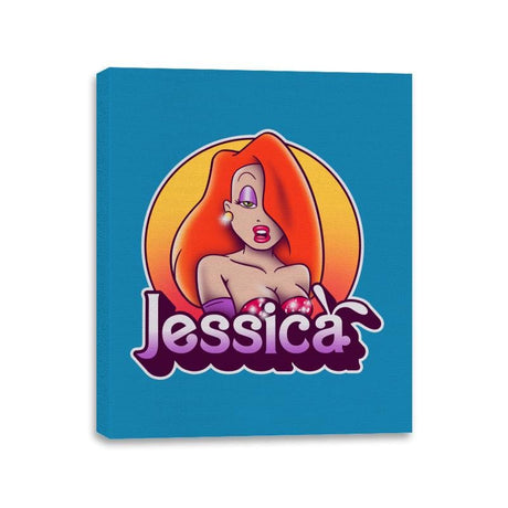 Jessica - Canvas Wraps Canvas Wraps RIPT Apparel 11x14 / Sapphire