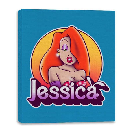 Jessica - Canvas Wraps Canvas Wraps RIPT Apparel 16x20 / Sapphire