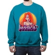 Jessica - Crew Neck Sweatshirt Crew Neck Sweatshirt RIPT Apparel Small / Antique Sapphire