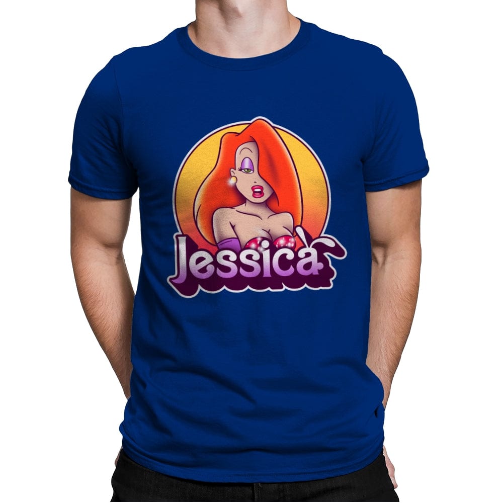 Jessica - Mens Premium T-Shirts RIPT Apparel Small / Royal
