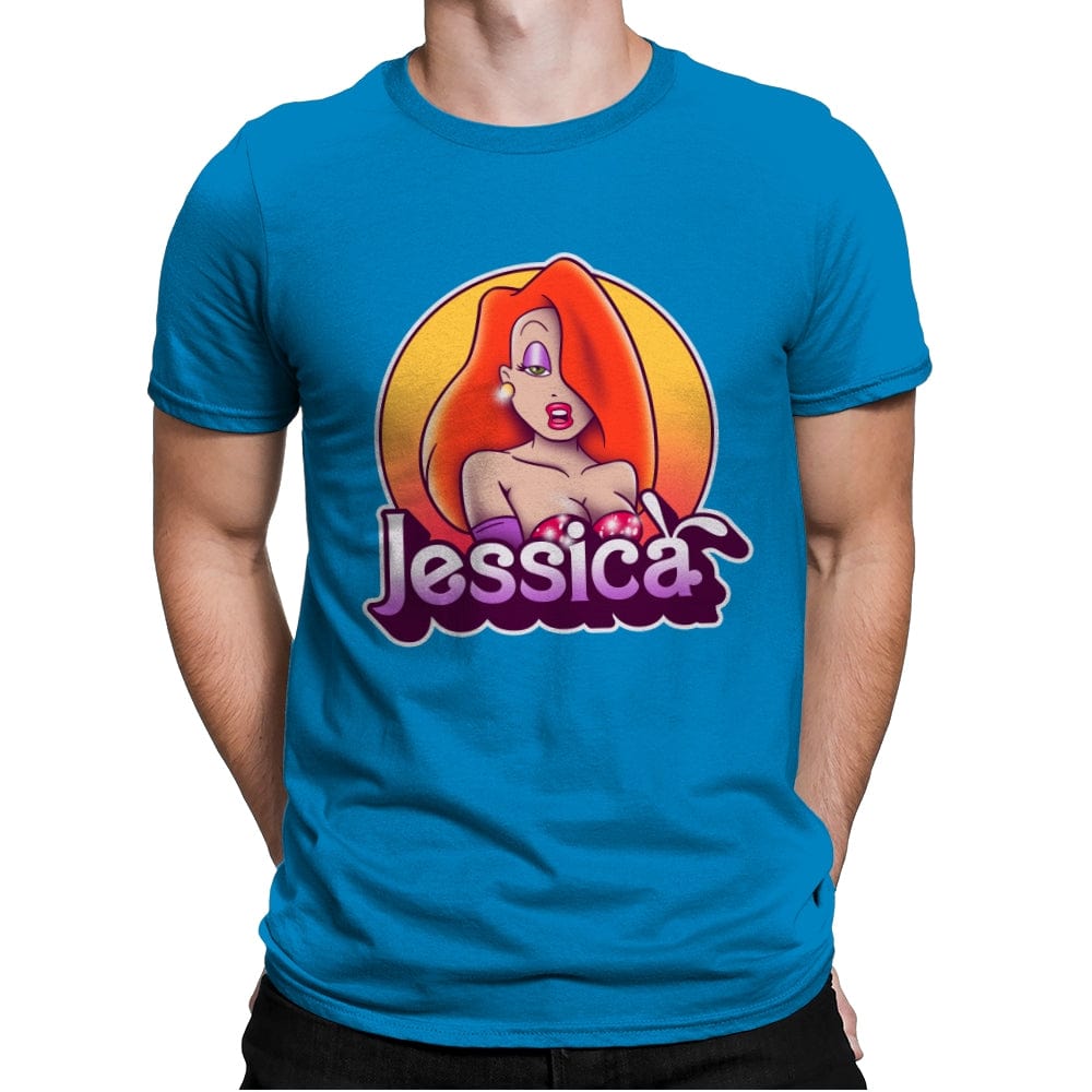 Jessica - Mens Premium T-Shirts RIPT Apparel Small / Turqouise