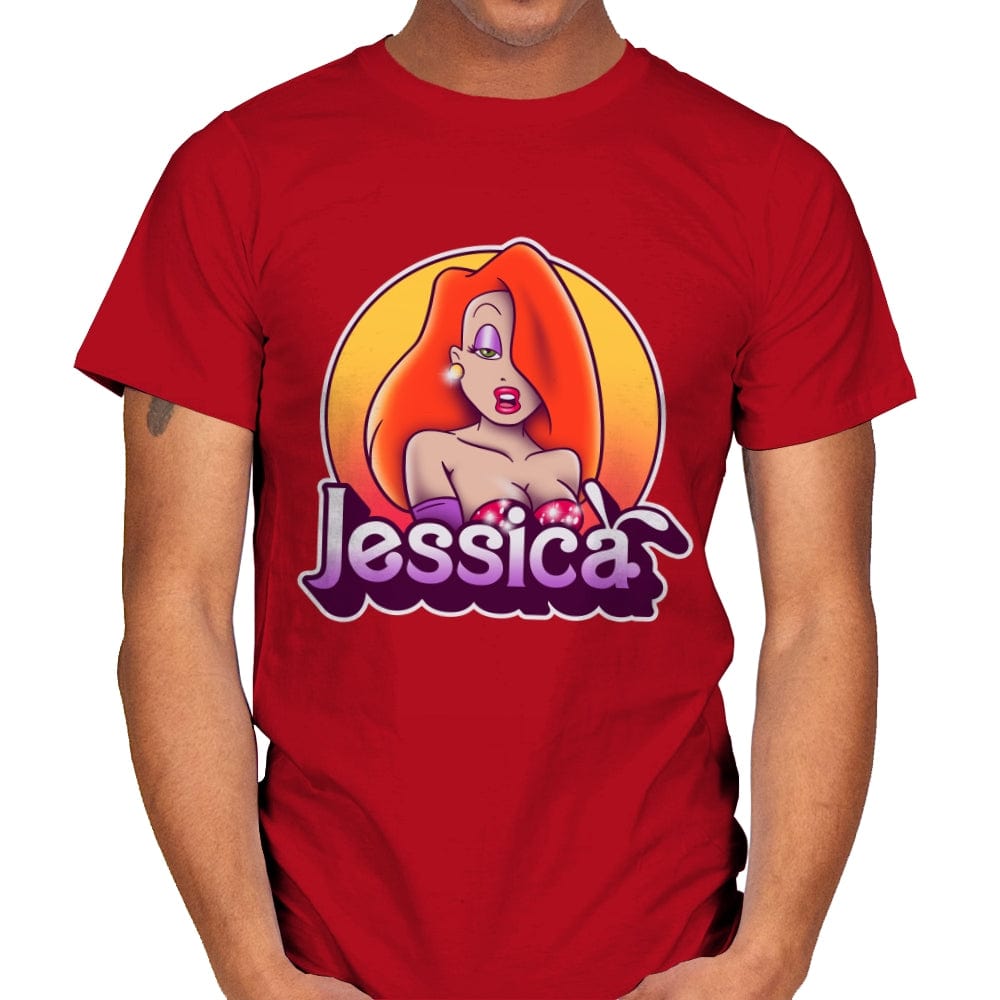 Jessica - Mens T-Shirts RIPT Apparel Small / Red