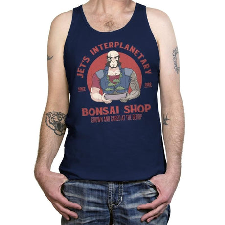 Jet's Bonsai Shop - Tanktop Tanktop RIPT Apparel X-Small / Navy
