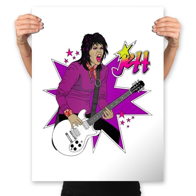 Jett and The Blackhearts - Prints Posters RIPT Apparel 18x24 / White