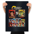Jim Carrey Fight Night - Retro Fighter Series - Prints Posters RIPT Apparel 18x24 / Black