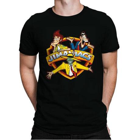 Jimaniacs - Mens Premium T-Shirts RIPT Apparel Small / Black