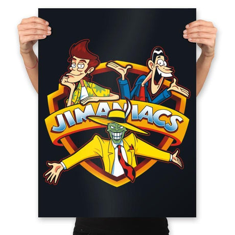 Jimaniacs - Prints Posters RIPT Apparel 18x24 / Black