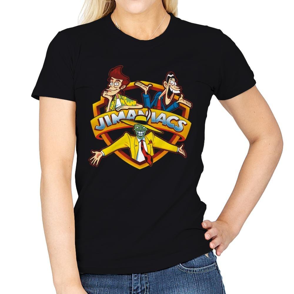 Jimaniacs - Womens T-Shirts RIPT Apparel Small / Black