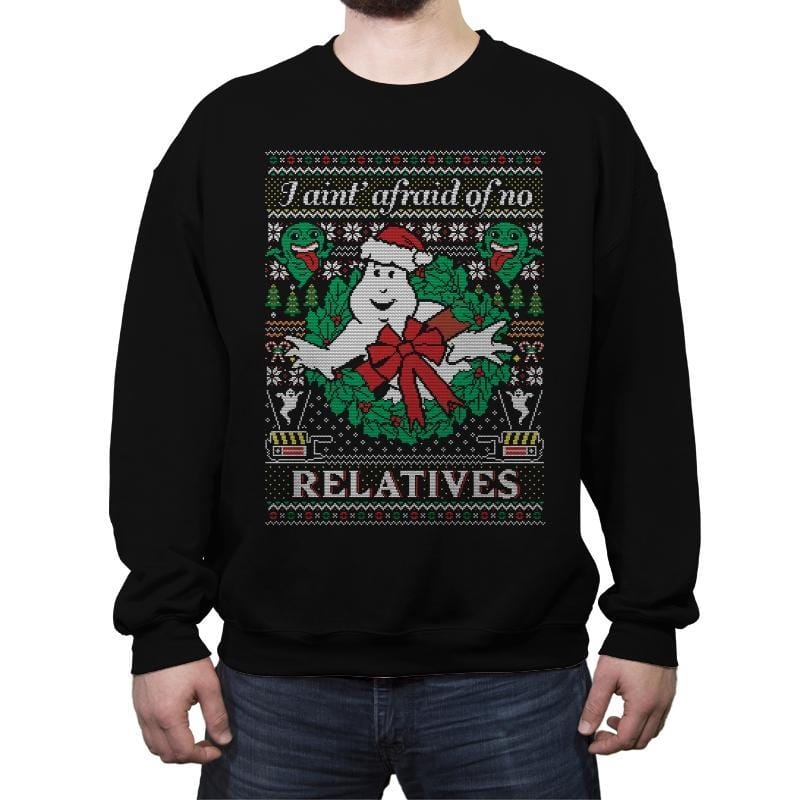 Jingle Busters - Ugly Holiday - Crew Neck Sweatshirt Crew Neck Sweatshirt Gooten 2x-large / Black