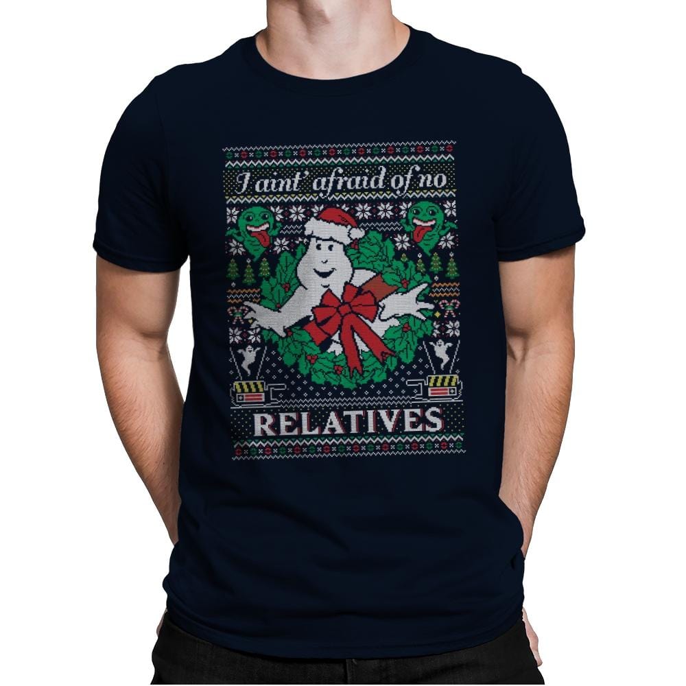 Jingle Busters - Ugly Holiday - Mens Premium T-Shirts RIPT Apparel Small / Midnight Navy