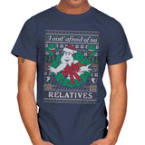 Jingle Busters - Ugly Holiday - Mens T-Shirts RIPT Apparel Small / Navy