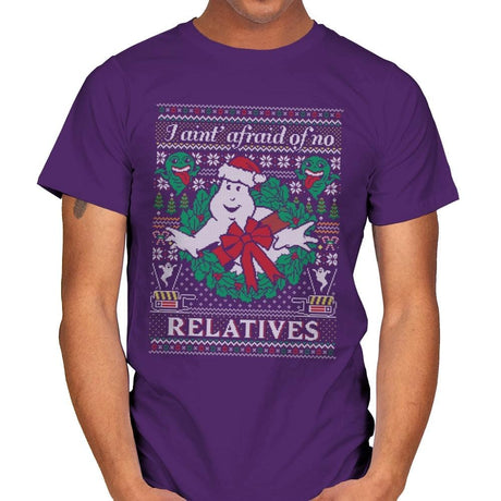 Jingle Busters - Ugly Holiday - Mens T-Shirts RIPT Apparel Small / Purple