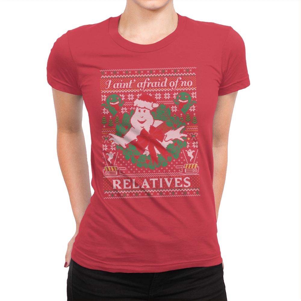 Jingle Busters - Ugly Holiday - Womens Premium T-Shirts RIPT Apparel Small / Red