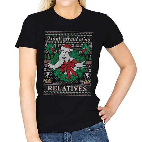 Jingle Busters - Ugly Holiday - Womens T-Shirts RIPT Apparel Small / Black