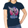 Jinx Cute - Womens T-Shirts RIPT Apparel Small / Navy