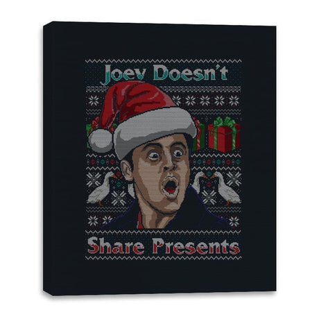 Joey Doesn't Share - Canvas Wraps Canvas Wraps RIPT Apparel 16x20 / Black