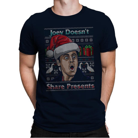 Joey Doesn't Share - Mens Premium T-Shirts RIPT Apparel Small / Midnight Navy