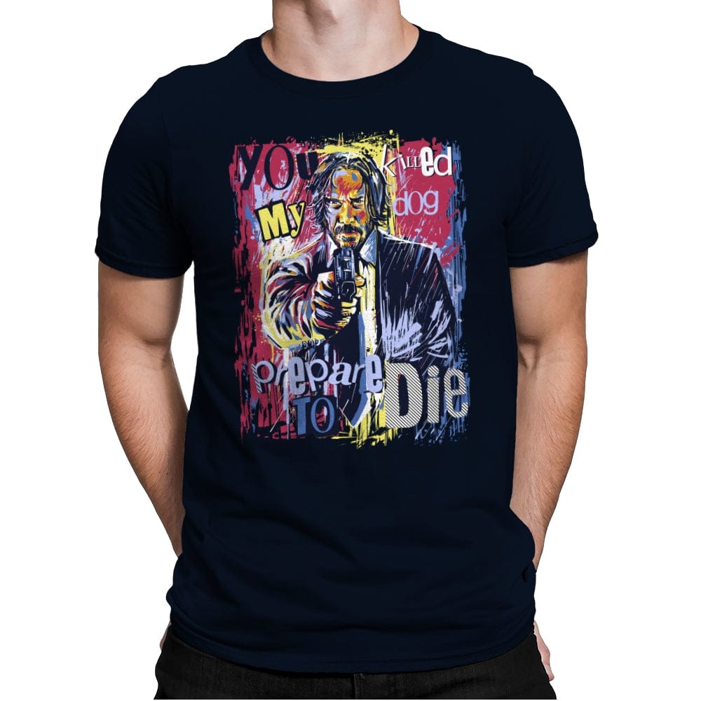 John Painting - Mens Premium T-Shirts RIPT Apparel Small / Midnight Navy